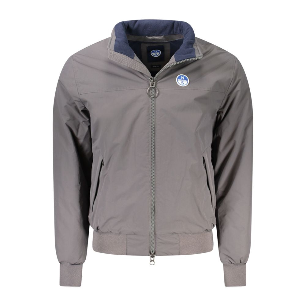 Gray Polyamide Men Jacket North Sails