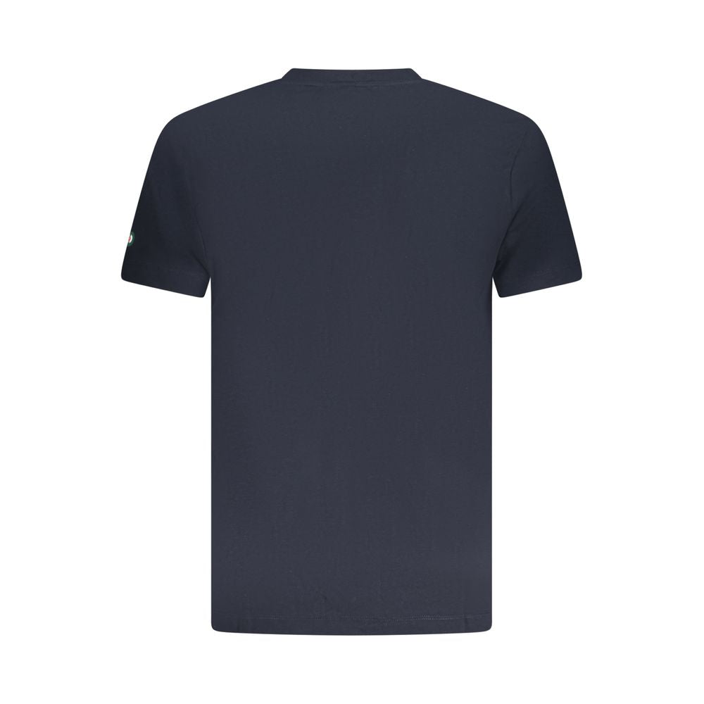 Blue Cotton Men T-Shirt Armata Di Mare