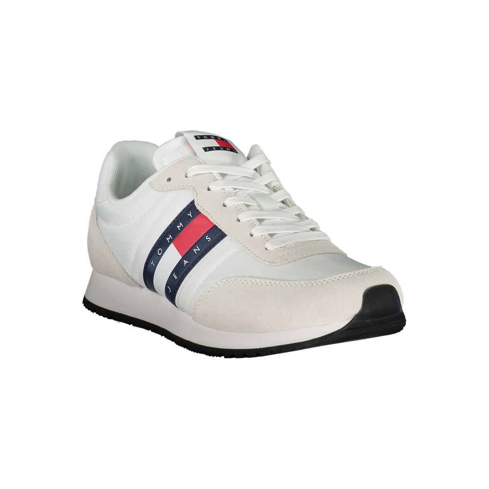 Sleek White Sneakers with Contrasting Details Tommy Hilfiger
