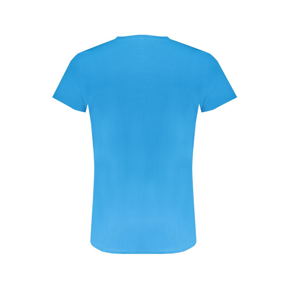 Light Blue Cotton Men T-Shirt Trussardi