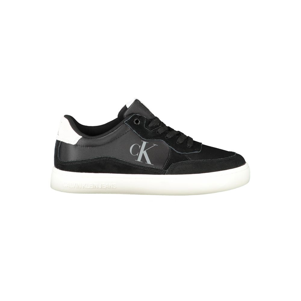 Black Polyester Men Sneaker Calvin Klein