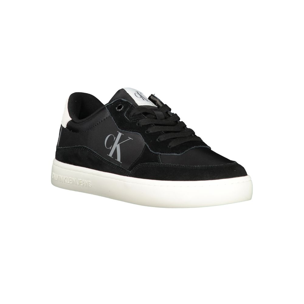 Black Polyester Men Sneaker Calvin Klein