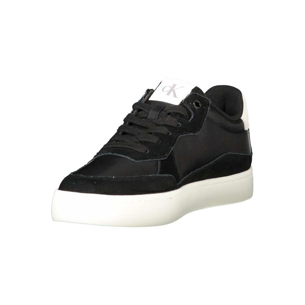Black Polyester Men Sneaker Calvin Klein