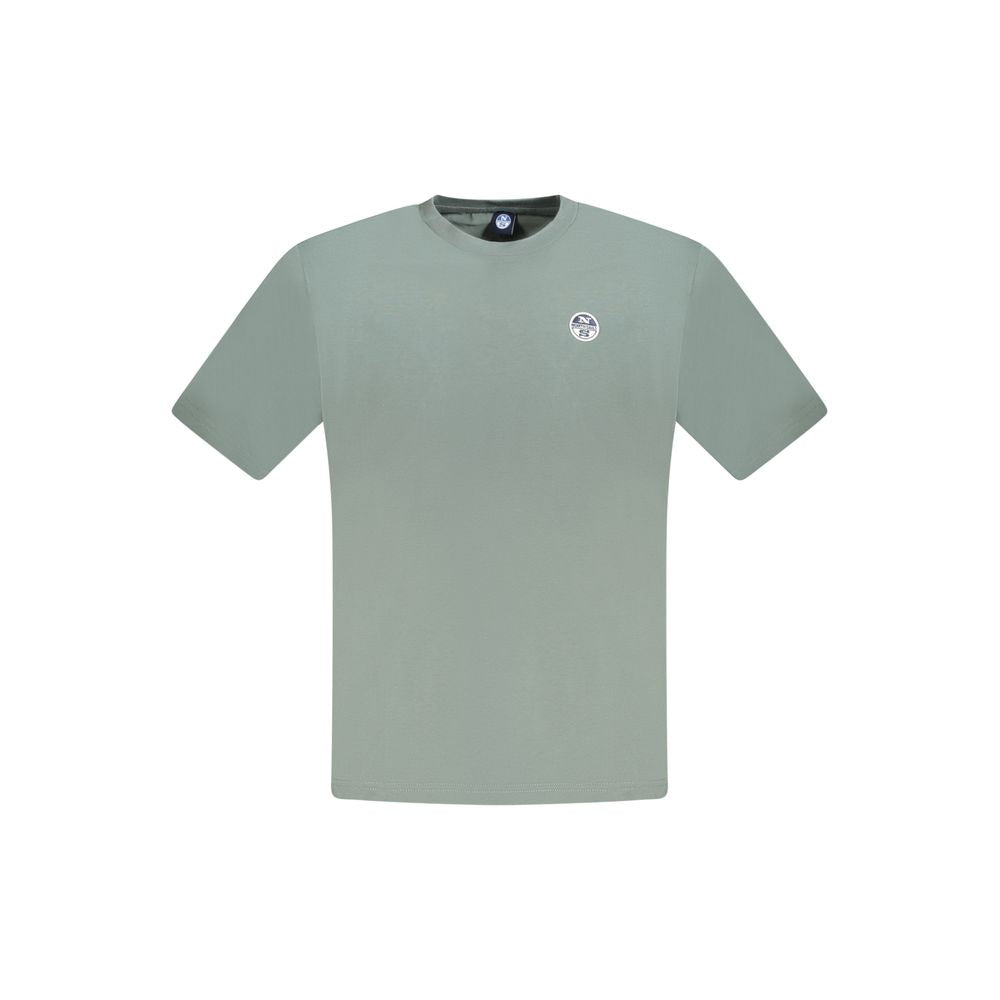 Green Cotton Men T-Shirt North Sails