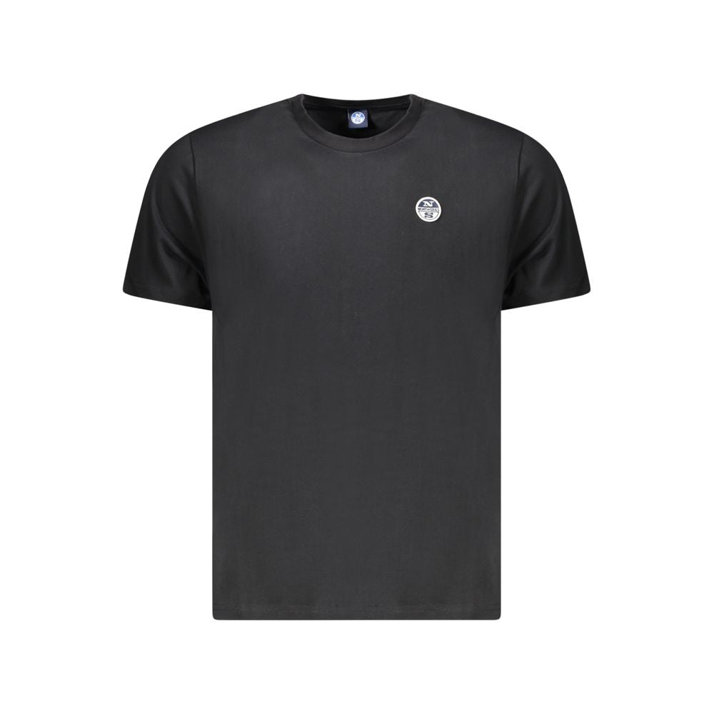 Black Cotton Men T-Shirt North Sails