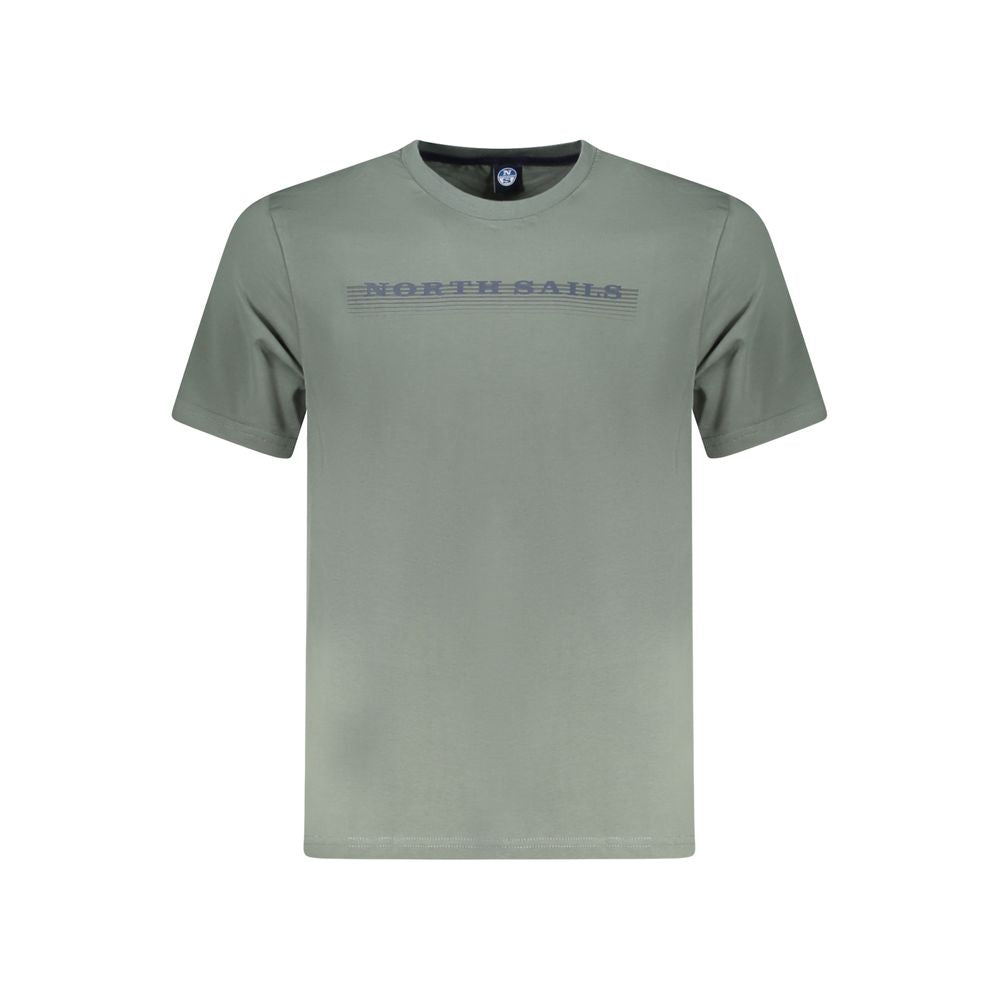 Green Cotton Men T-Shirt North Sails