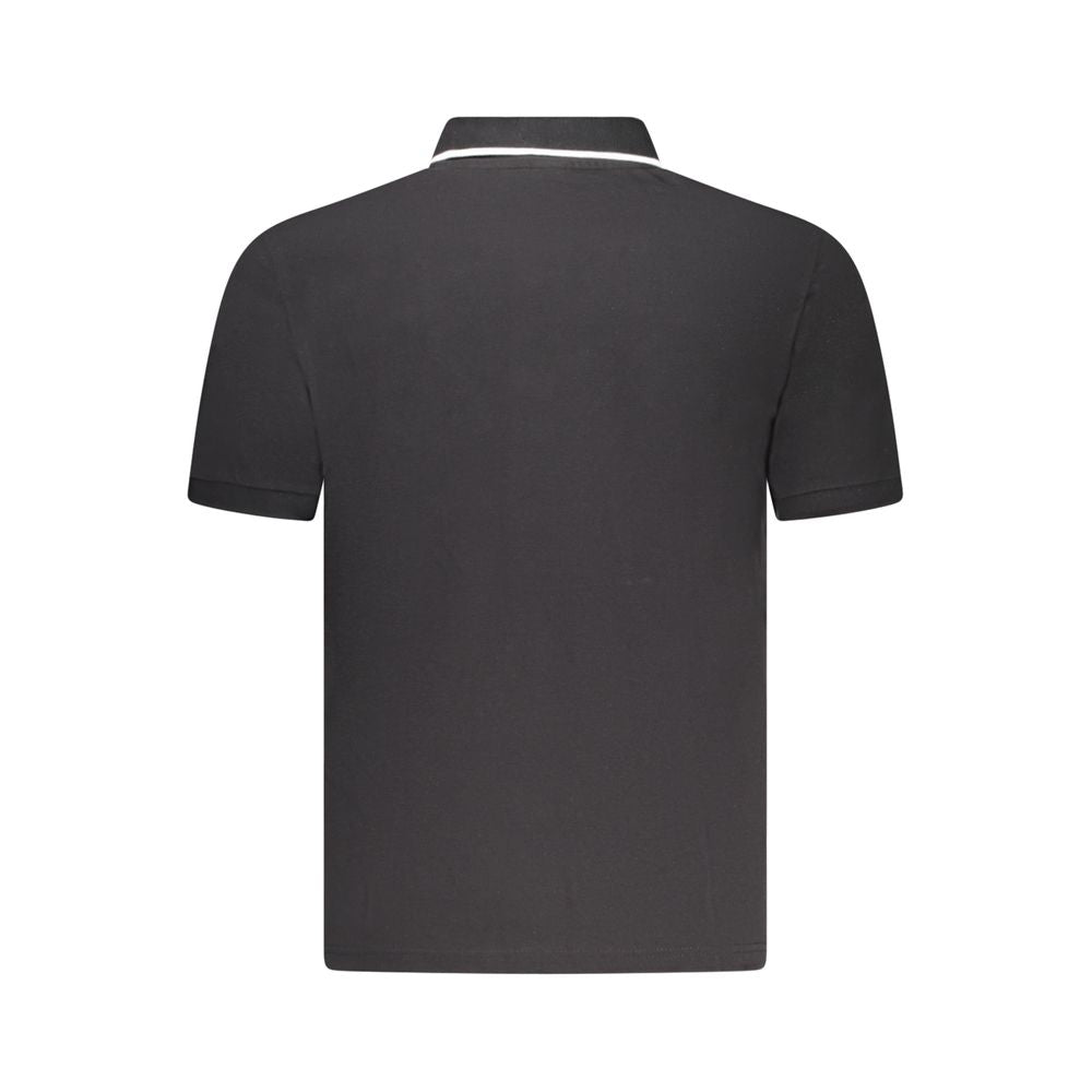Black Cotton Mens Polo Shirt North Sails