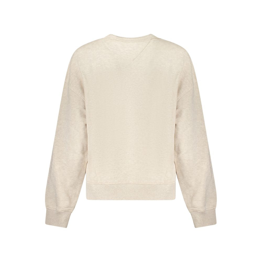 Beige Cotton Women Sweater Tommy Hilfiger