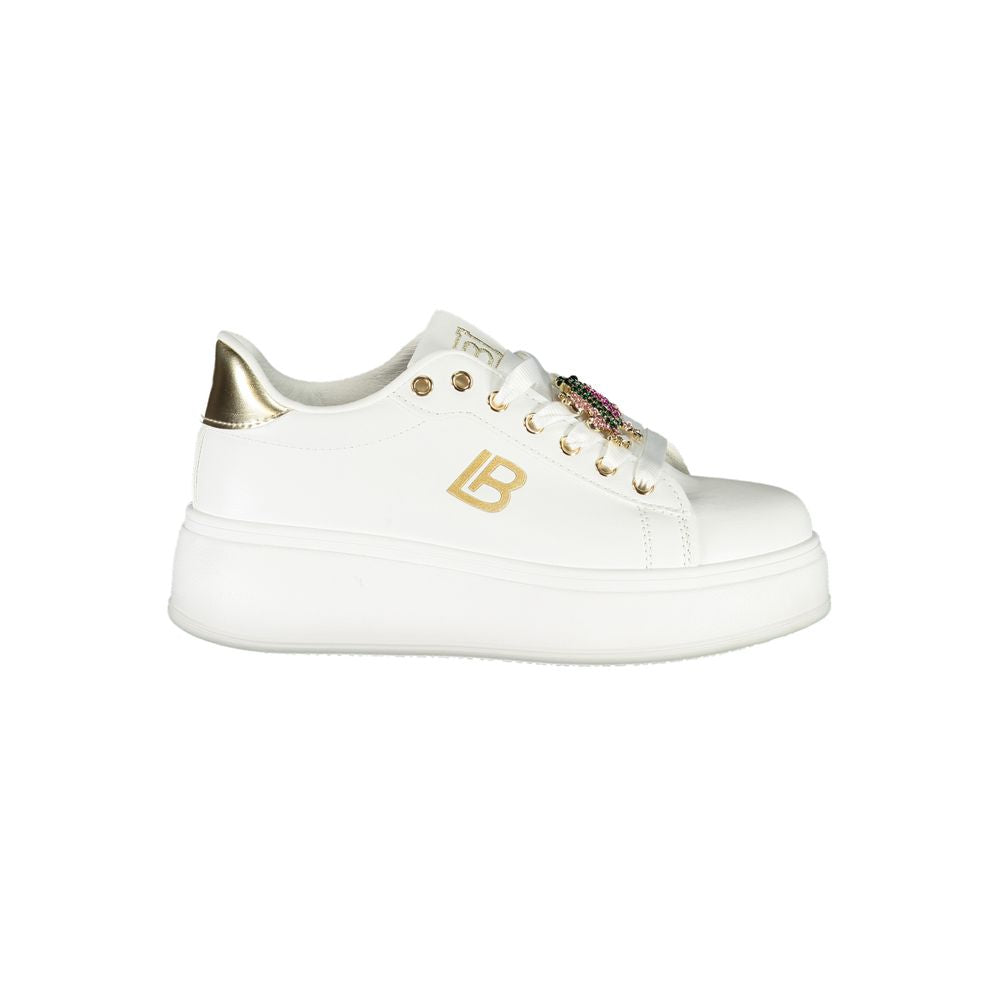 White Synthetic Women Sneaker Laura Biagiotti