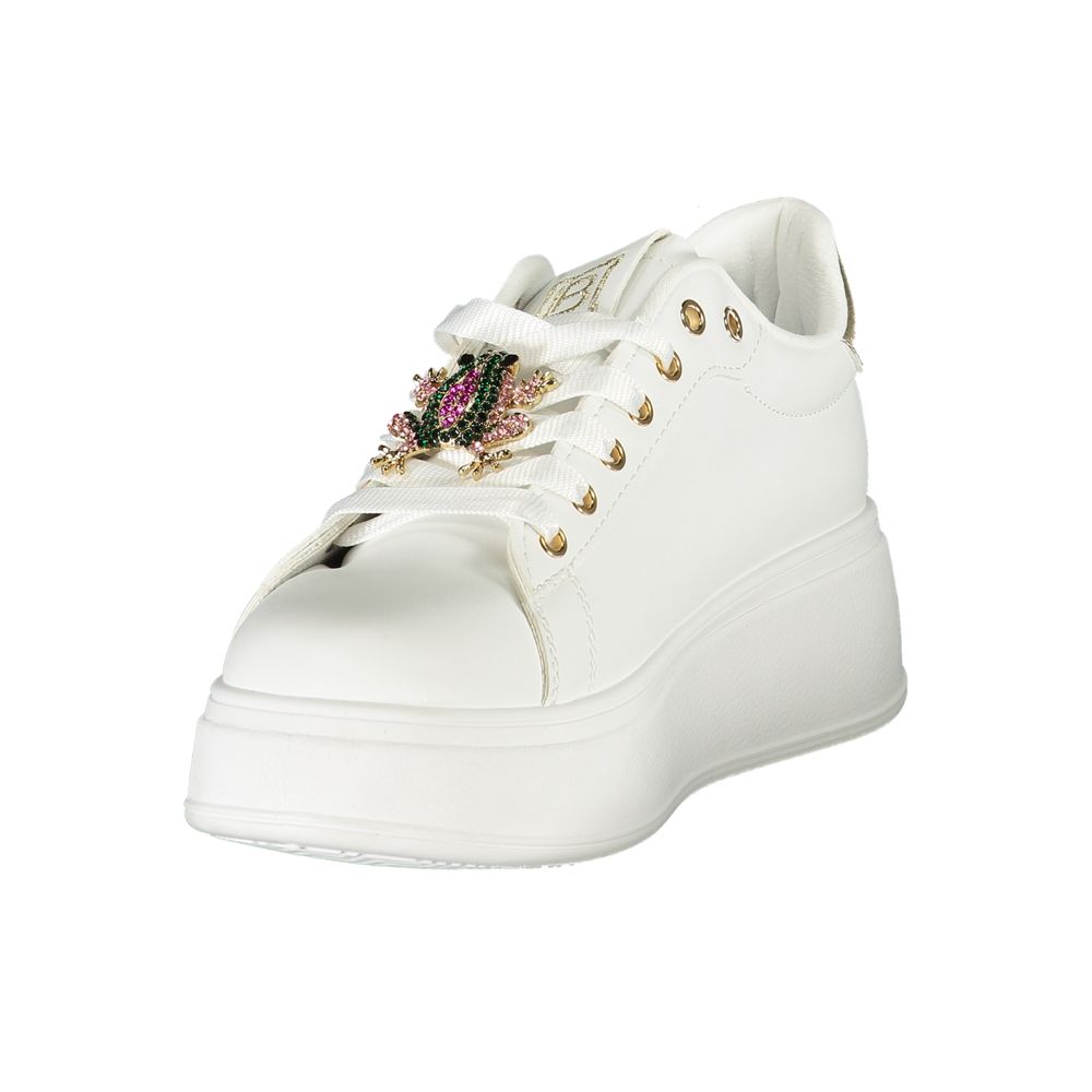 White Synthetic Women Sneaker Laura Biagiotti