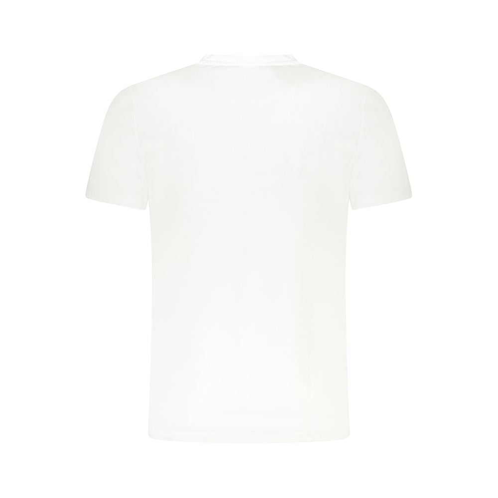 White Cotton Men T-Shirt Cavalli Class
