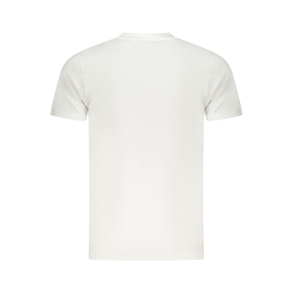 White Cotton Men T-Shirt Cavalli Class