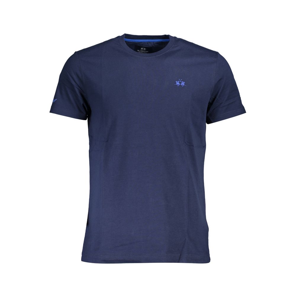 Blue Cotton Men TShirt La Martina