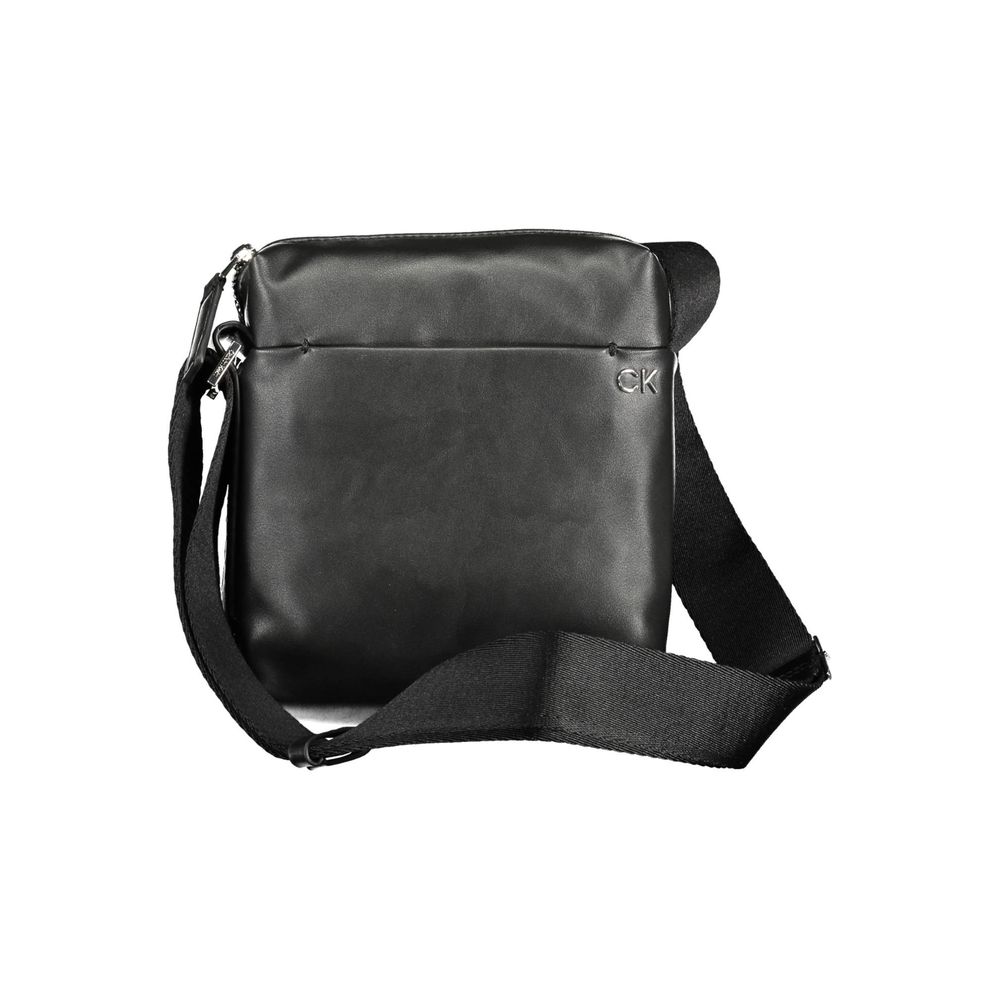 Black Polyester Men Shoulder Bag Calvin Klein