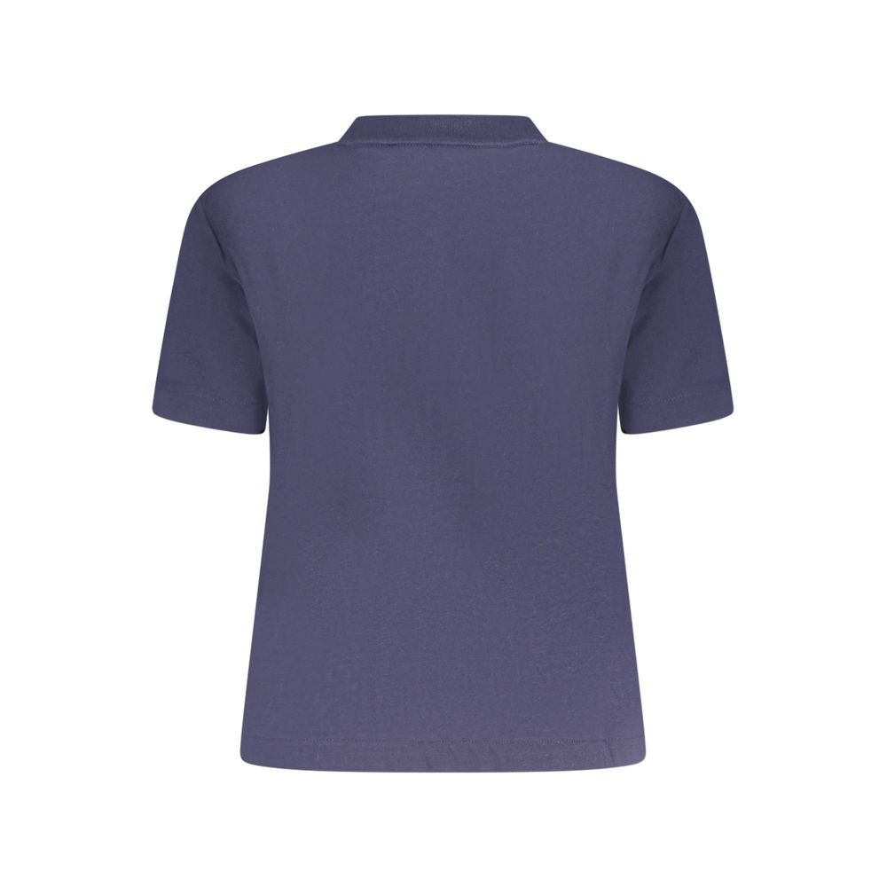 Blue Cotton Women T-Shirt Calvin Klein