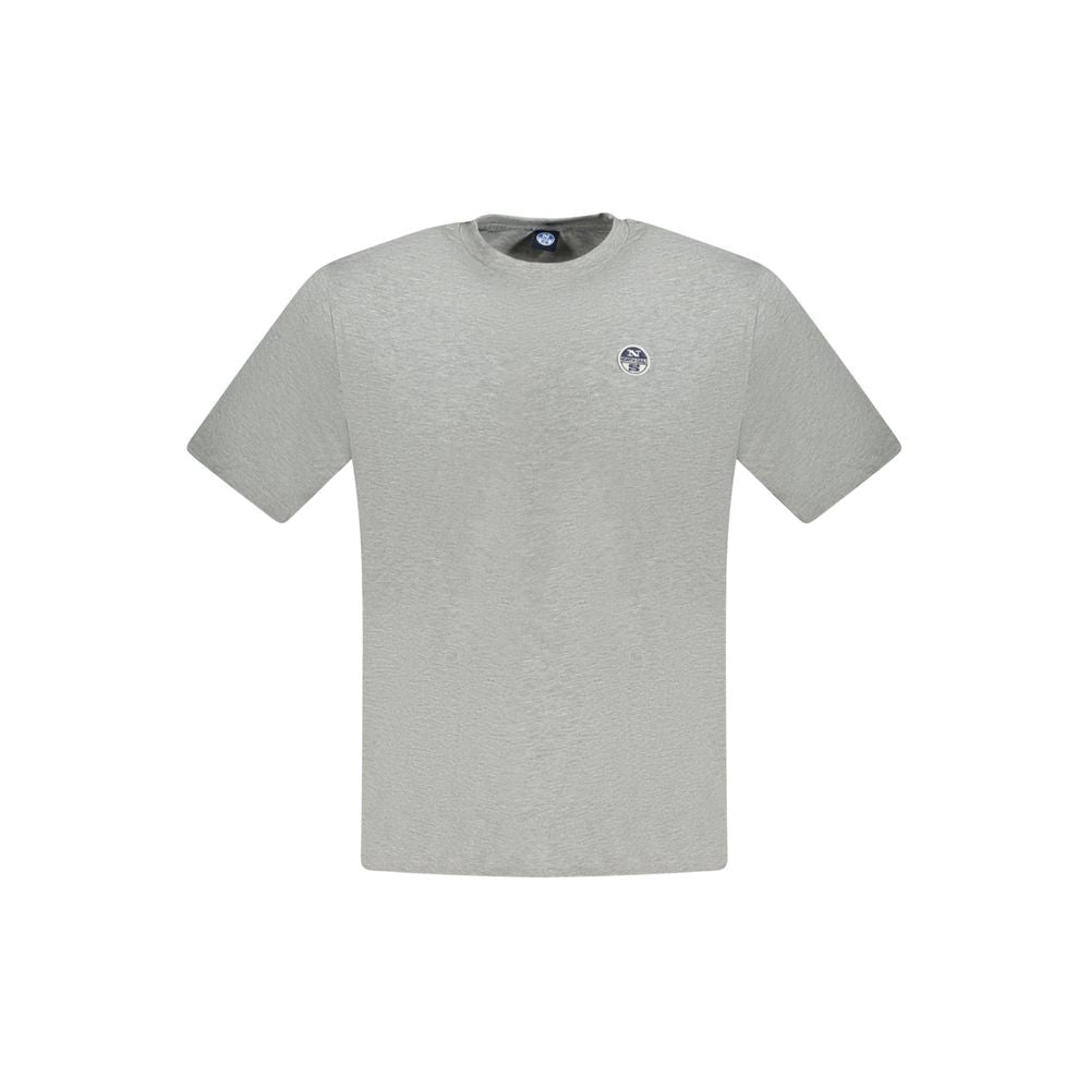 Brown Cotton Men T-Shirt North Sails
