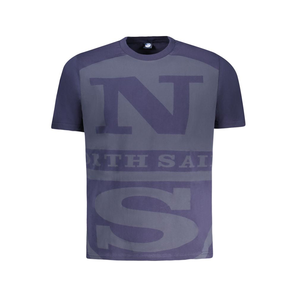 Blue Cotton Men T-Shirt North Sails
