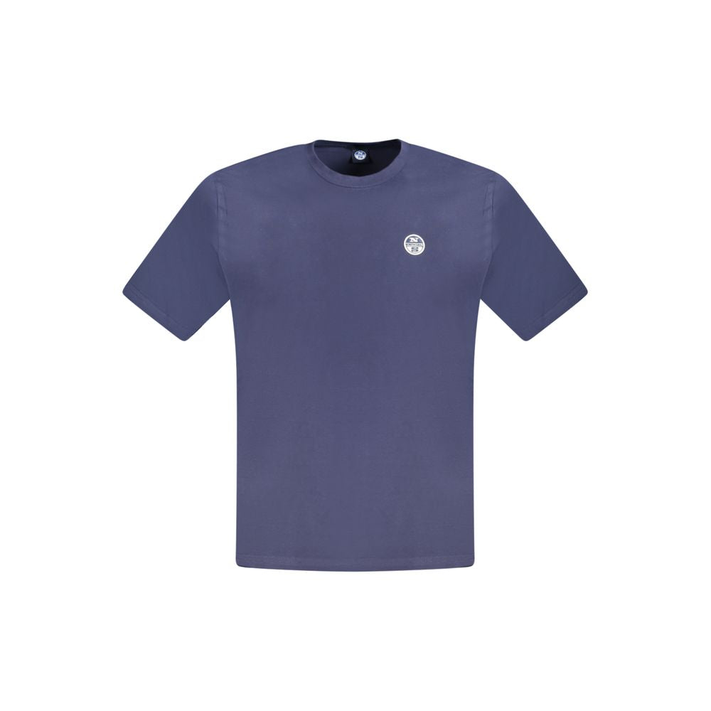 Blue Cotton Men T-Shirt North Sails