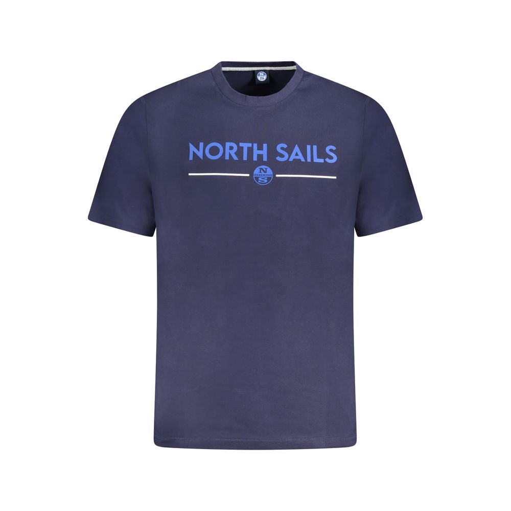 Blue Cotton Men T-Shirt North Sails