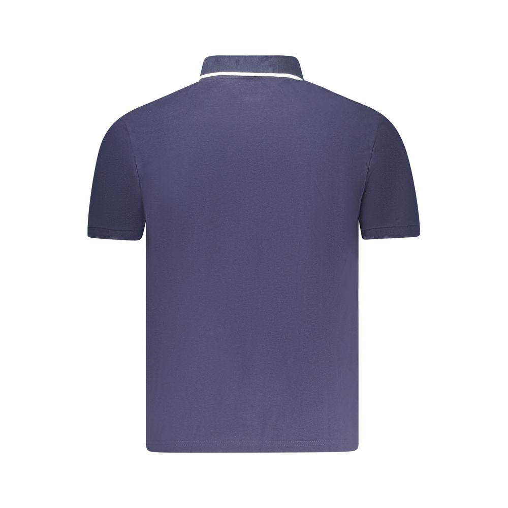 Blue Cotton Men Polo Shirt North Sails
