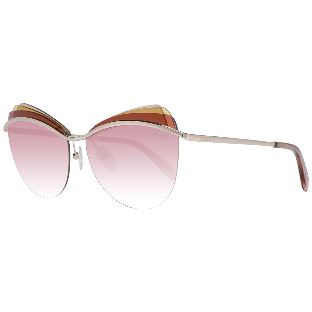 Gold Women Sunglass Emilio Pucci