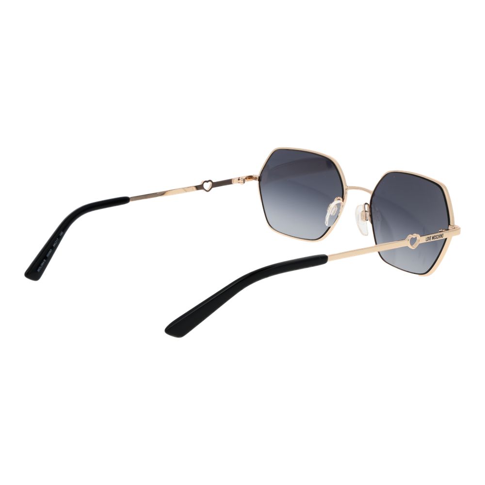 Gold Women Sunglass Love Moschino