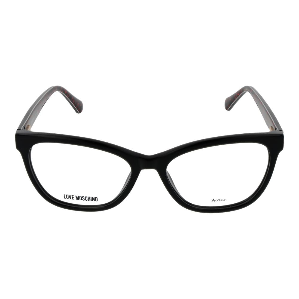 Black Women Glasses Frame Love Moschino