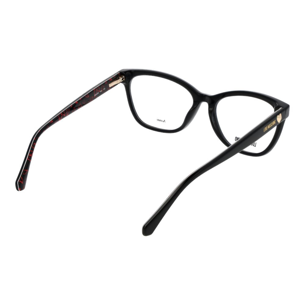 Black Women Glasses Frame Love Moschino