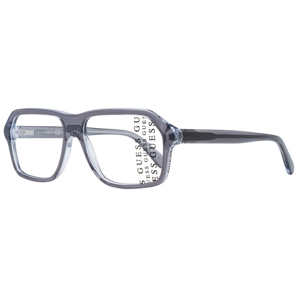Gray Men Glasses Frame Guess