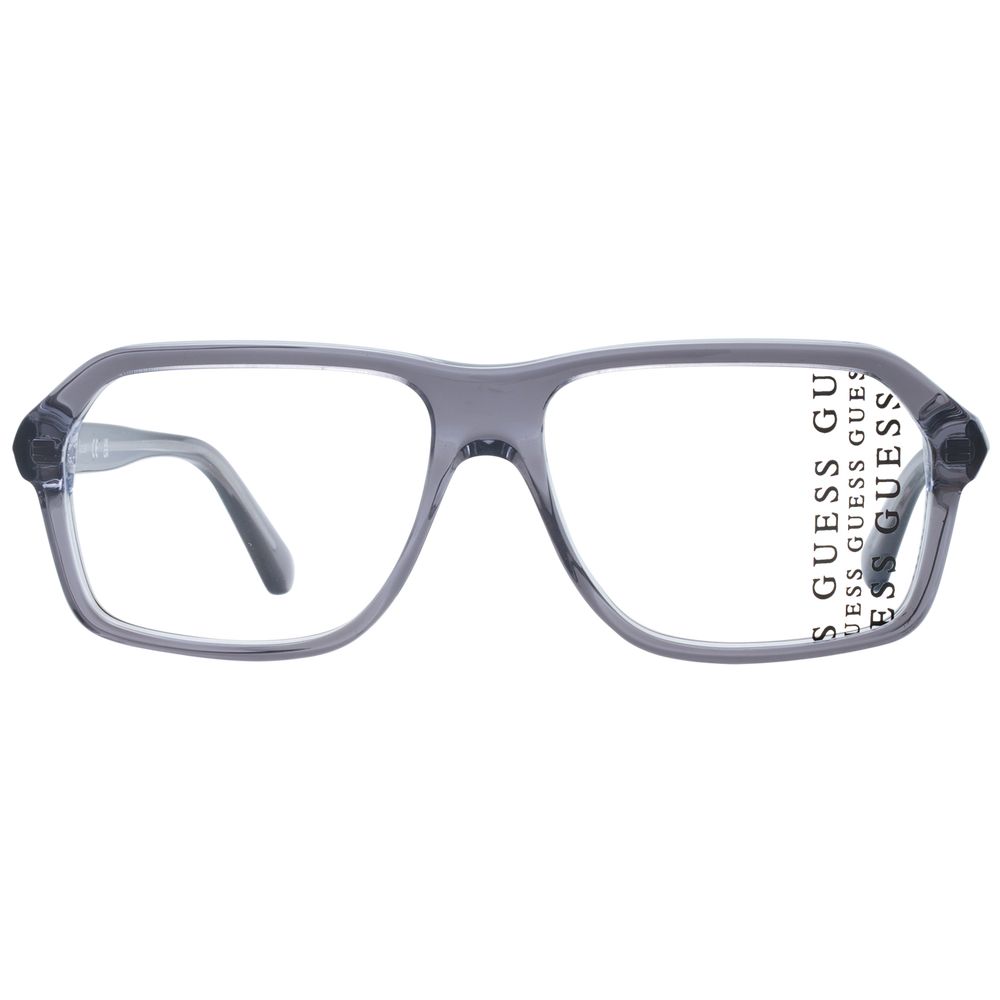 Gray Men Glasses Frame Guess
