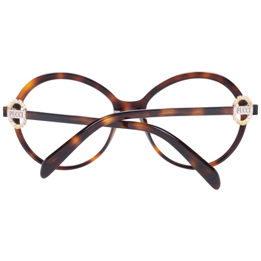 Brown Women Glasses Frame Emilio Pucci