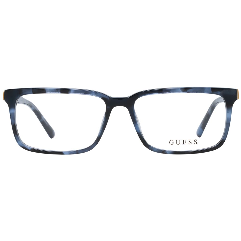 Blue Men Glasses Frame Guess