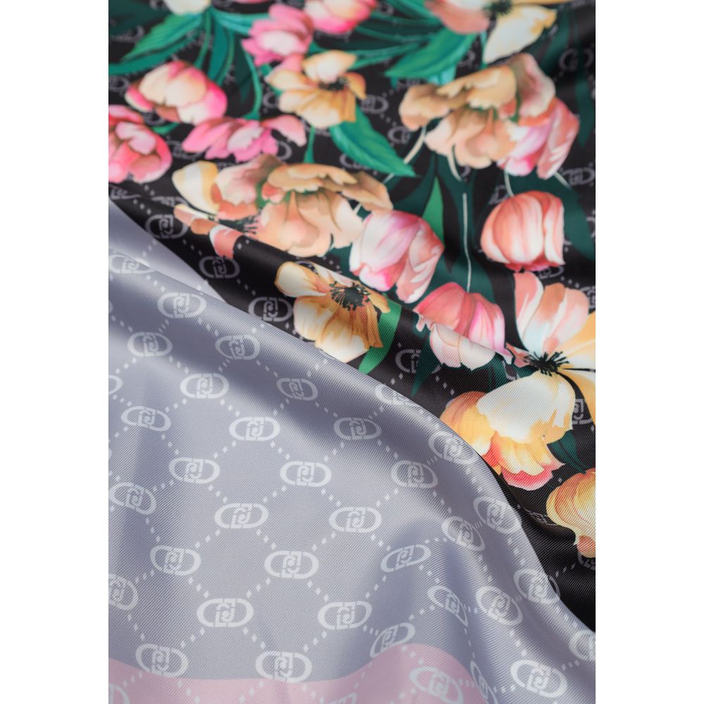 Black Polyester Scarf Liu Jo
