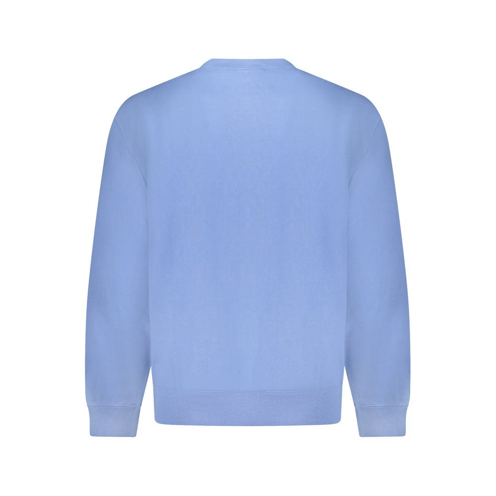 Blue Cotton Men Sweater Calvin Klein