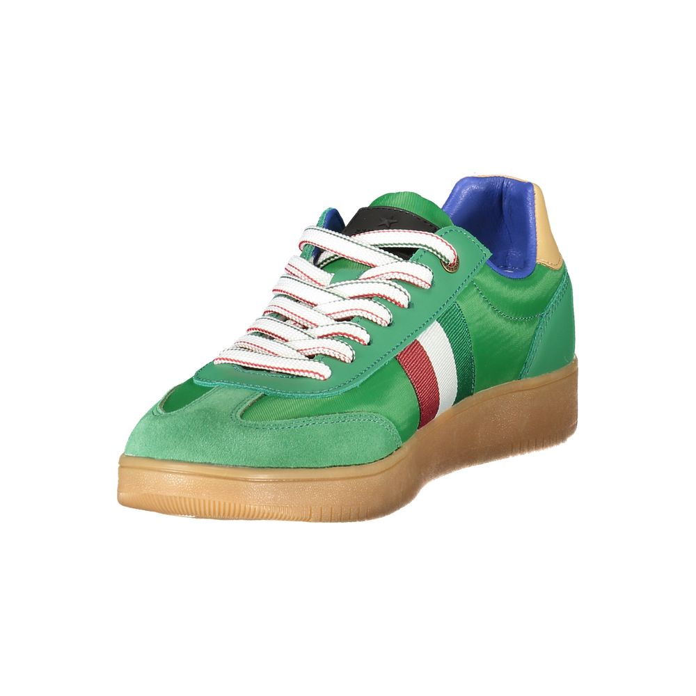 Green Leather Men Sneaker Esercito 1659