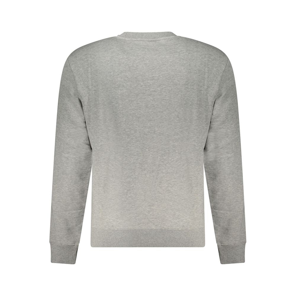 Gray Cotton Men Sweater Napapijri