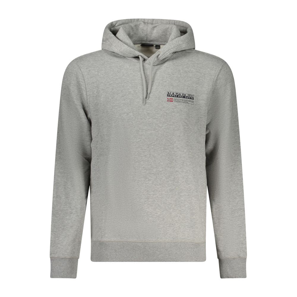 Gray Cotton Men Sweater Napapijri