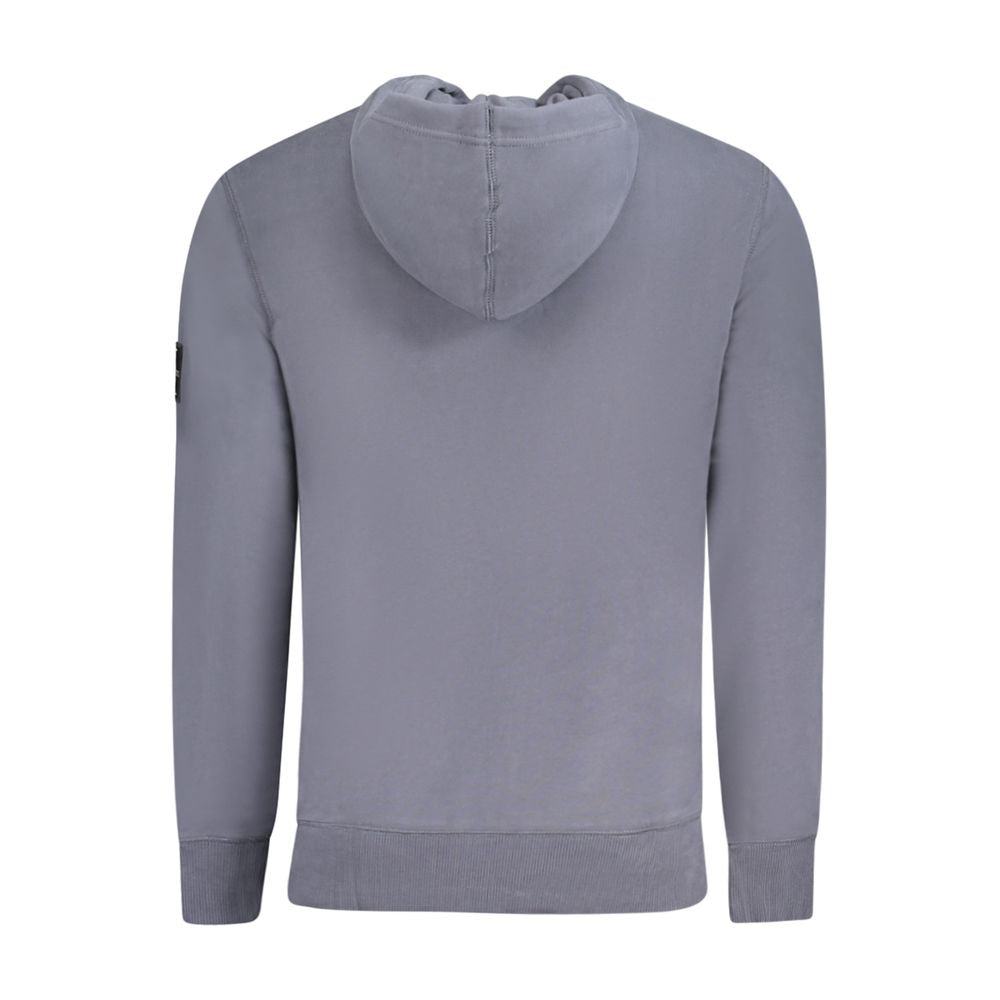 Blue Cotton Men Sweater Calvin Klein