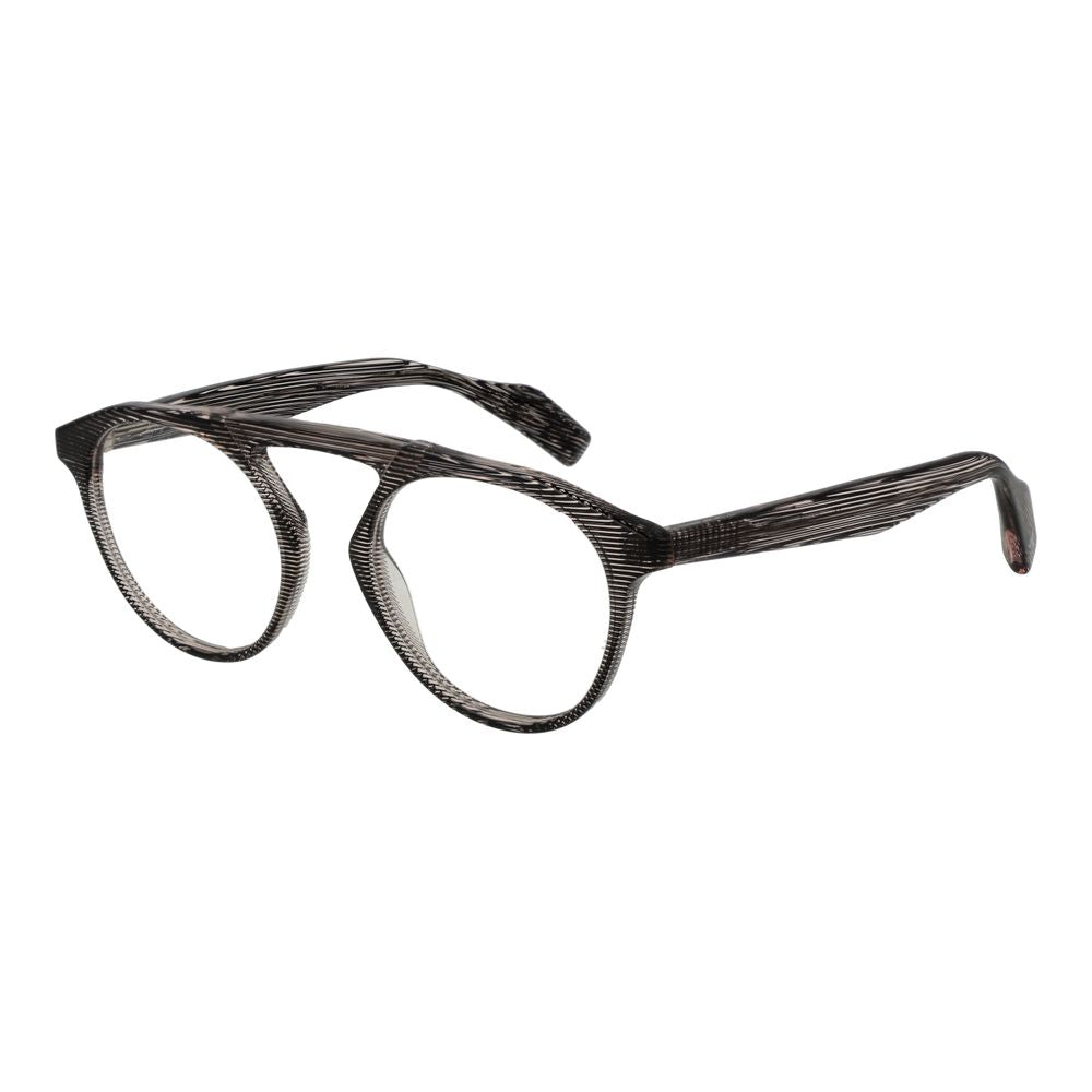 Brown Men Glasses Frame Yohji Yamamoto