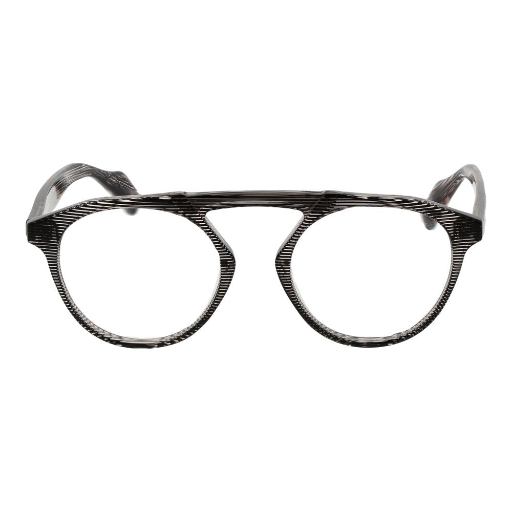 Brown Men Glasses Frame Yohji Yamamoto