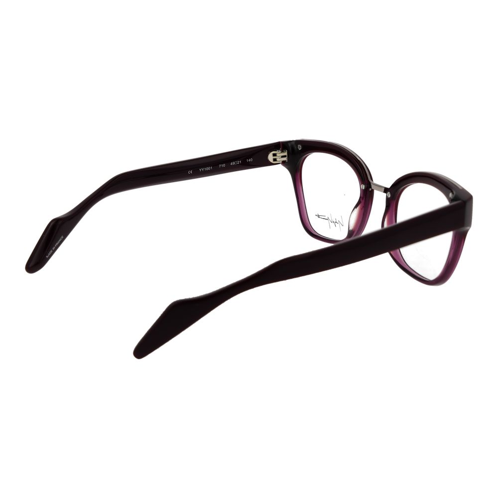 Purple Women Glasses Frame Yohji Yamamoto