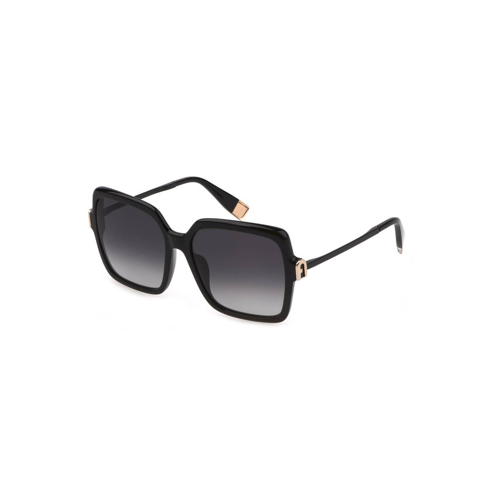 Black Acetate Women Sunglass Furla