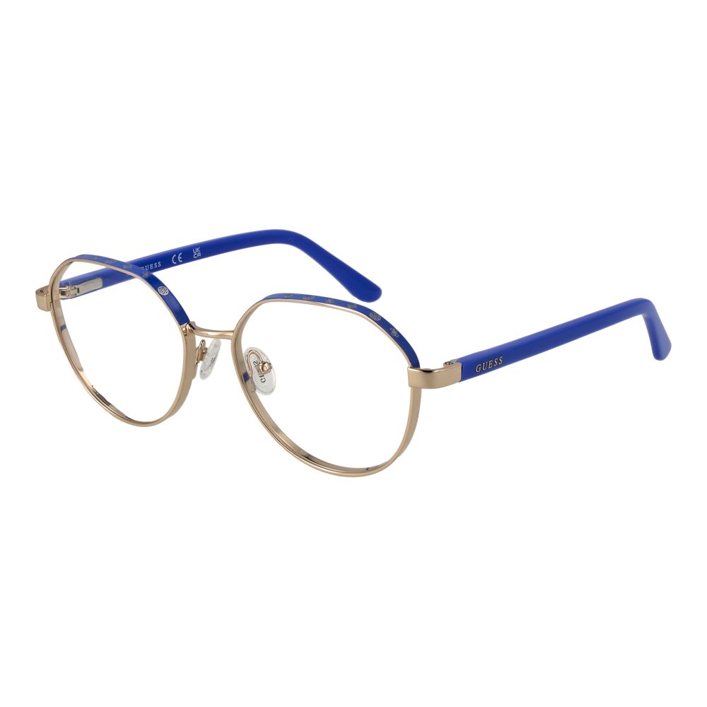 Gold Women Glasses Frame Guess