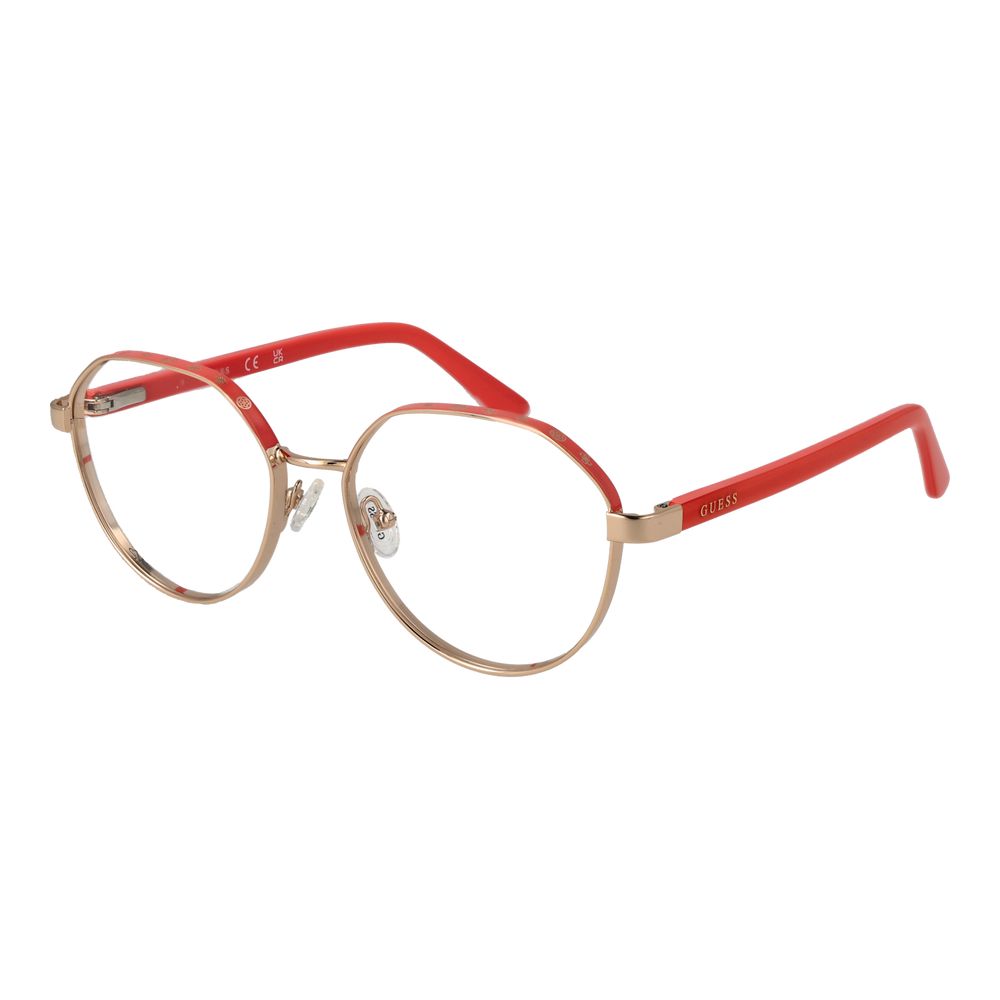 Gold Women Glasses Frame Guess