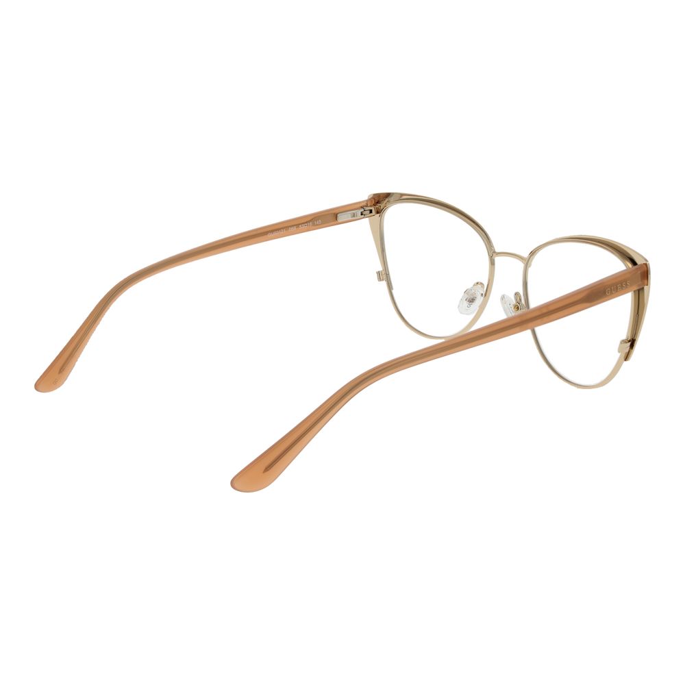 Gold Women Glasses Frame Guess