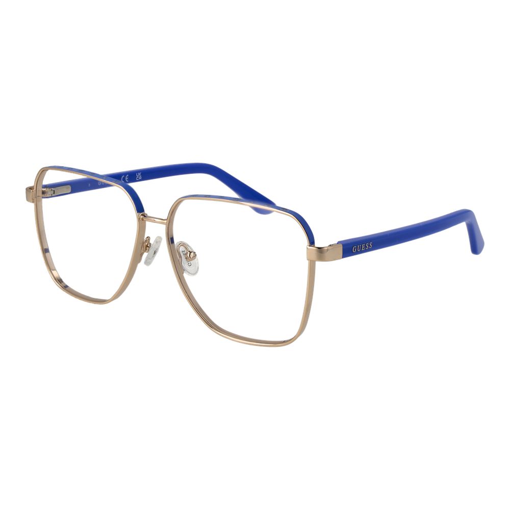 Gold Women Glasses Frame Guess