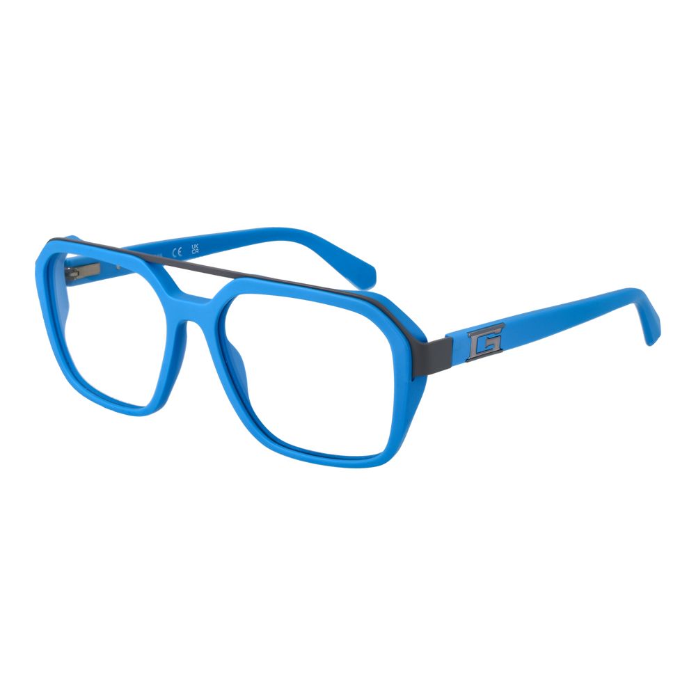 Blue Men Glasses Frame Guess