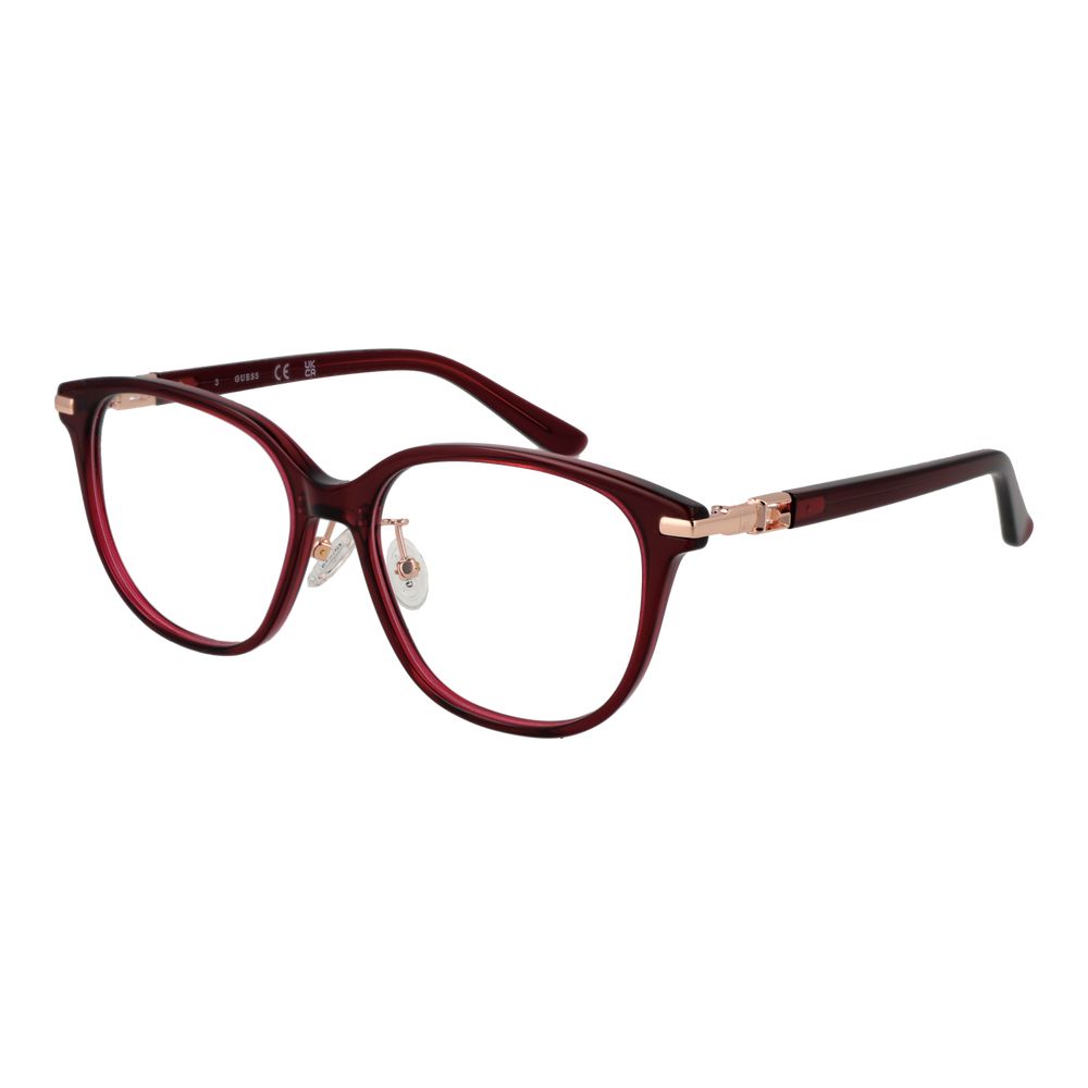 Burgundy Women Glasses Frame Guess