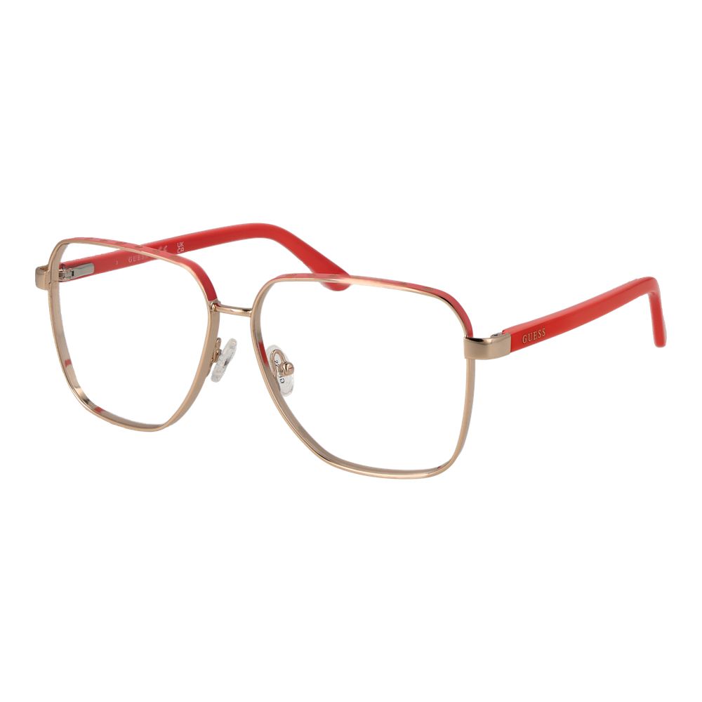 Gold Women Glasses Frame Guess