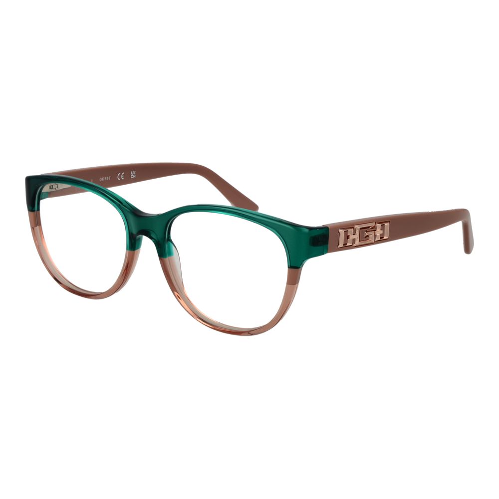 Green Women Glasses Frame Guess